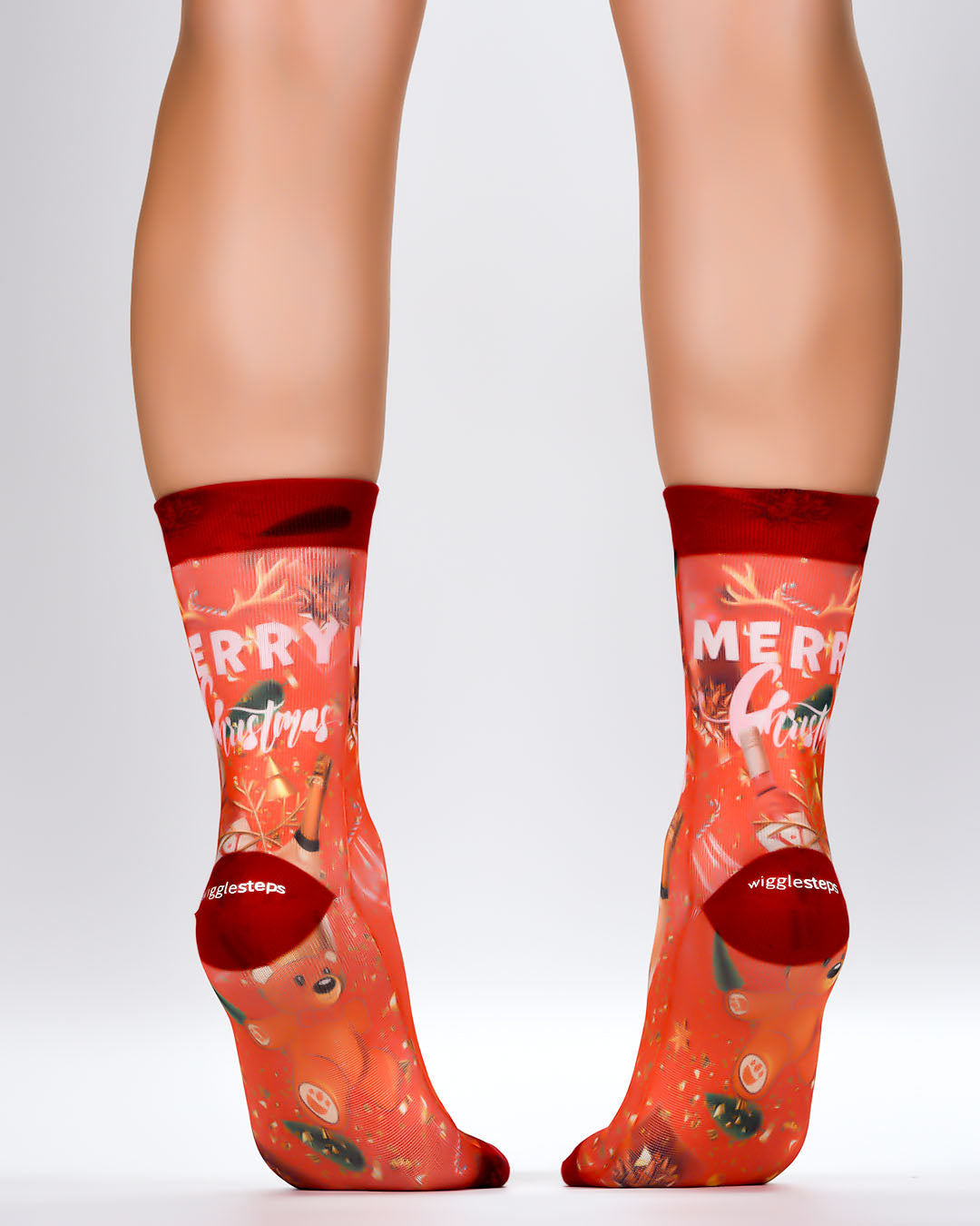 Christmas Champagne Lady Sock