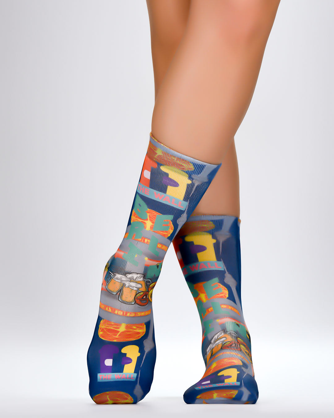 Calcetines divertidos Mujer Kisses and Glasses Wigglesteps