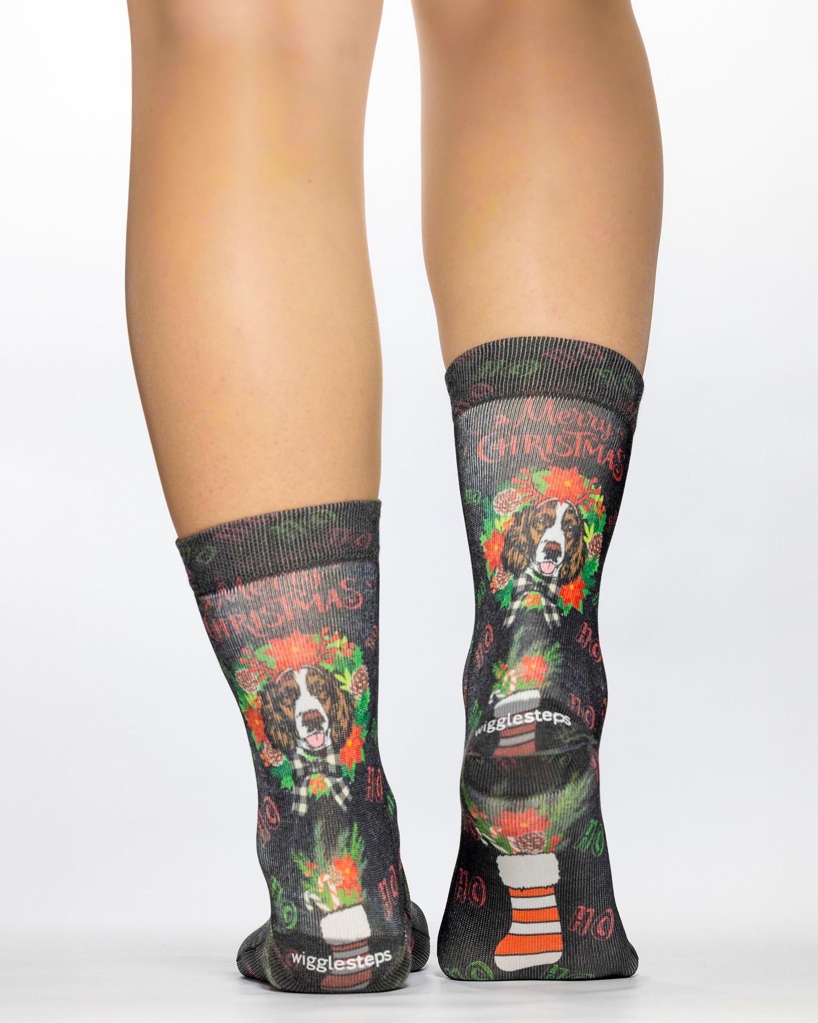 Deer Dog Lady Sock