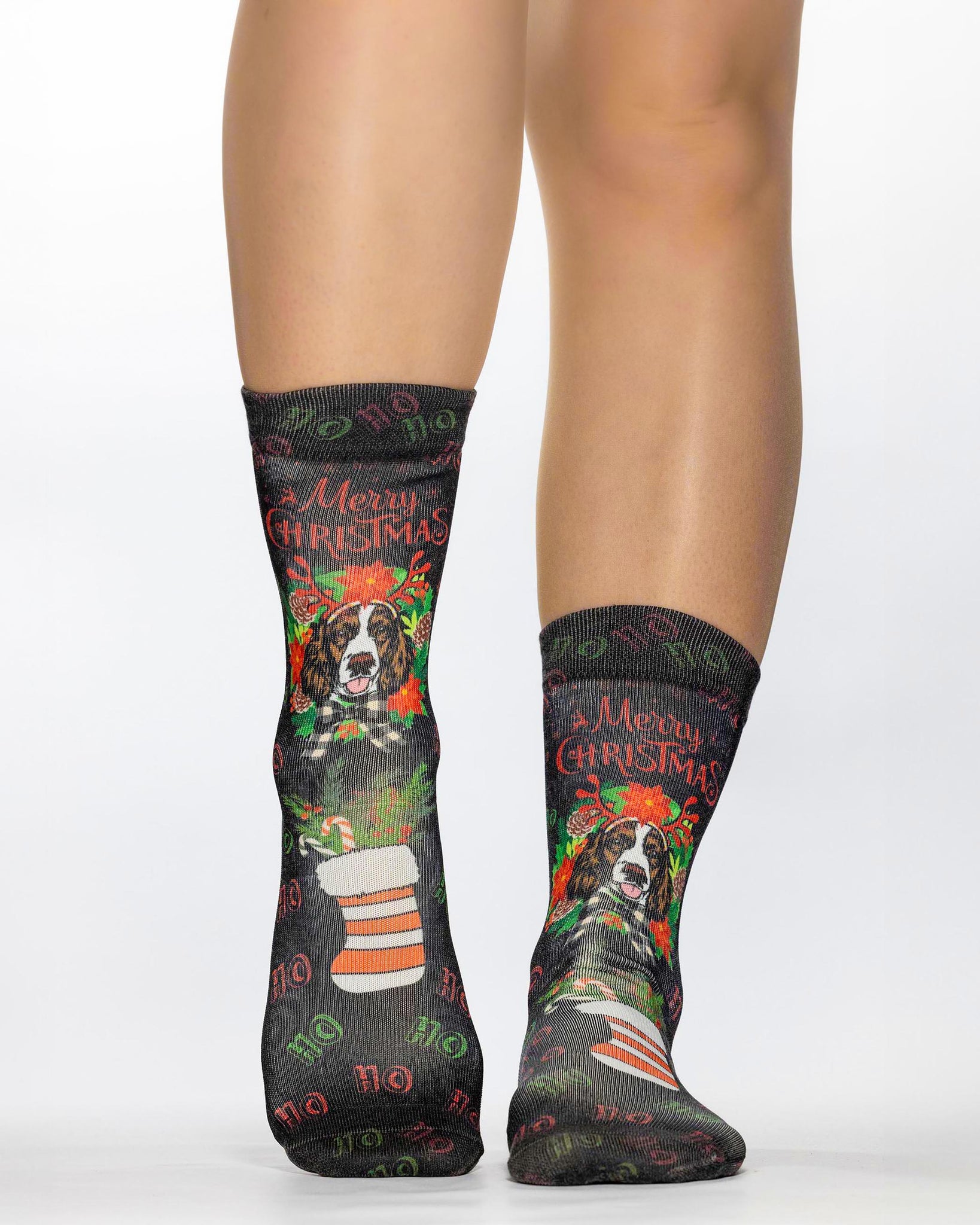 Deer Dog Lady Sock