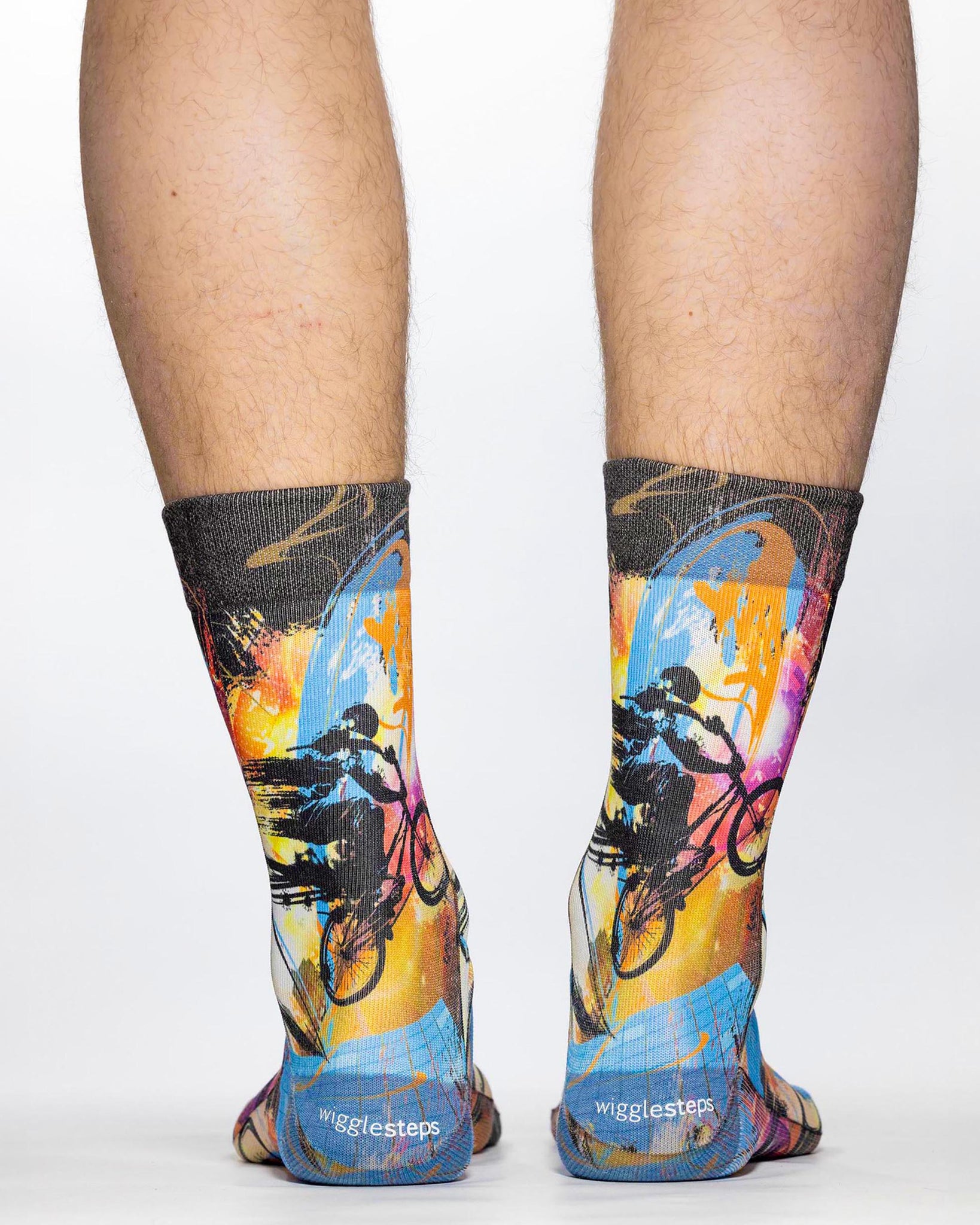 Cycle Jump Man Sock