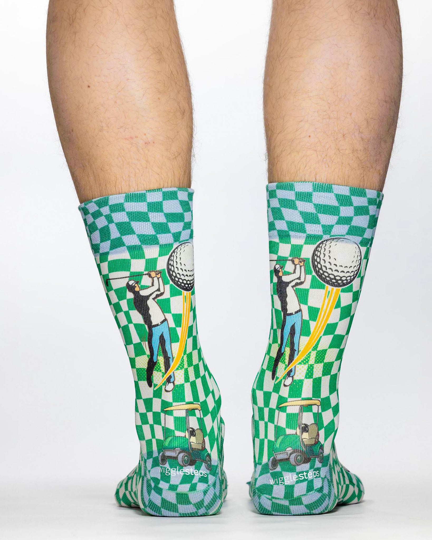 Check Golf Man Sock