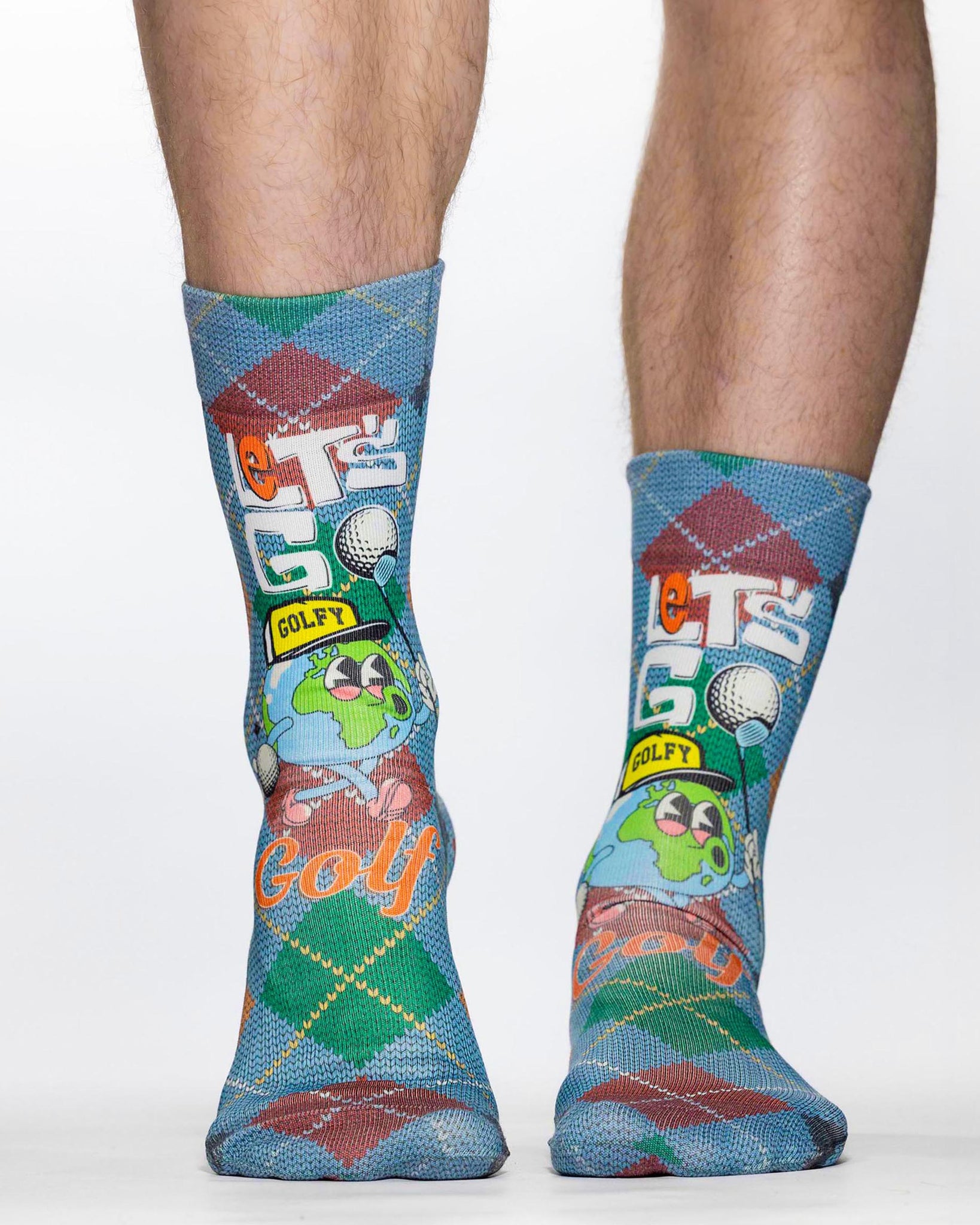 Let's Golf Man Sock