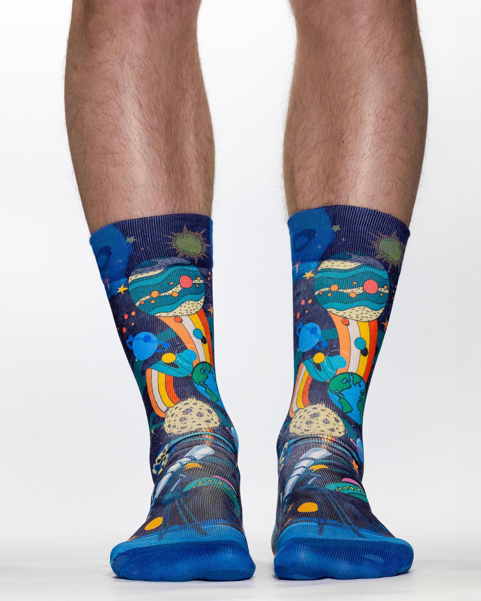 Universe Man Sock