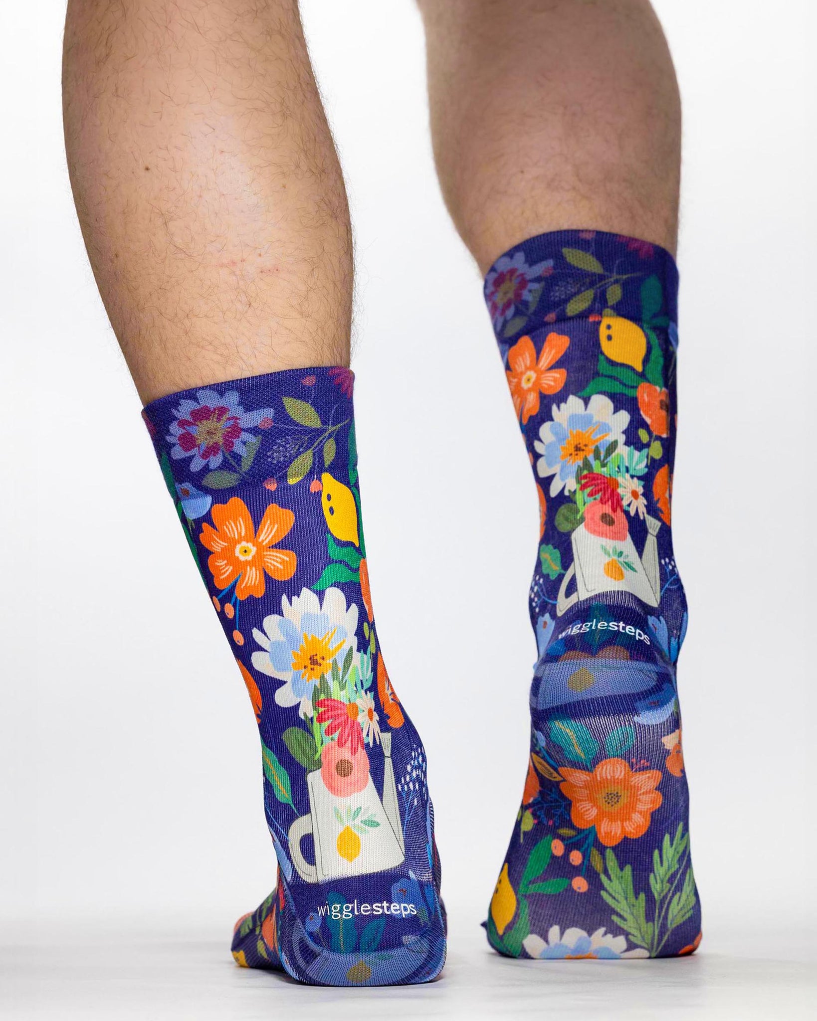 Autumn Garden Man Sock