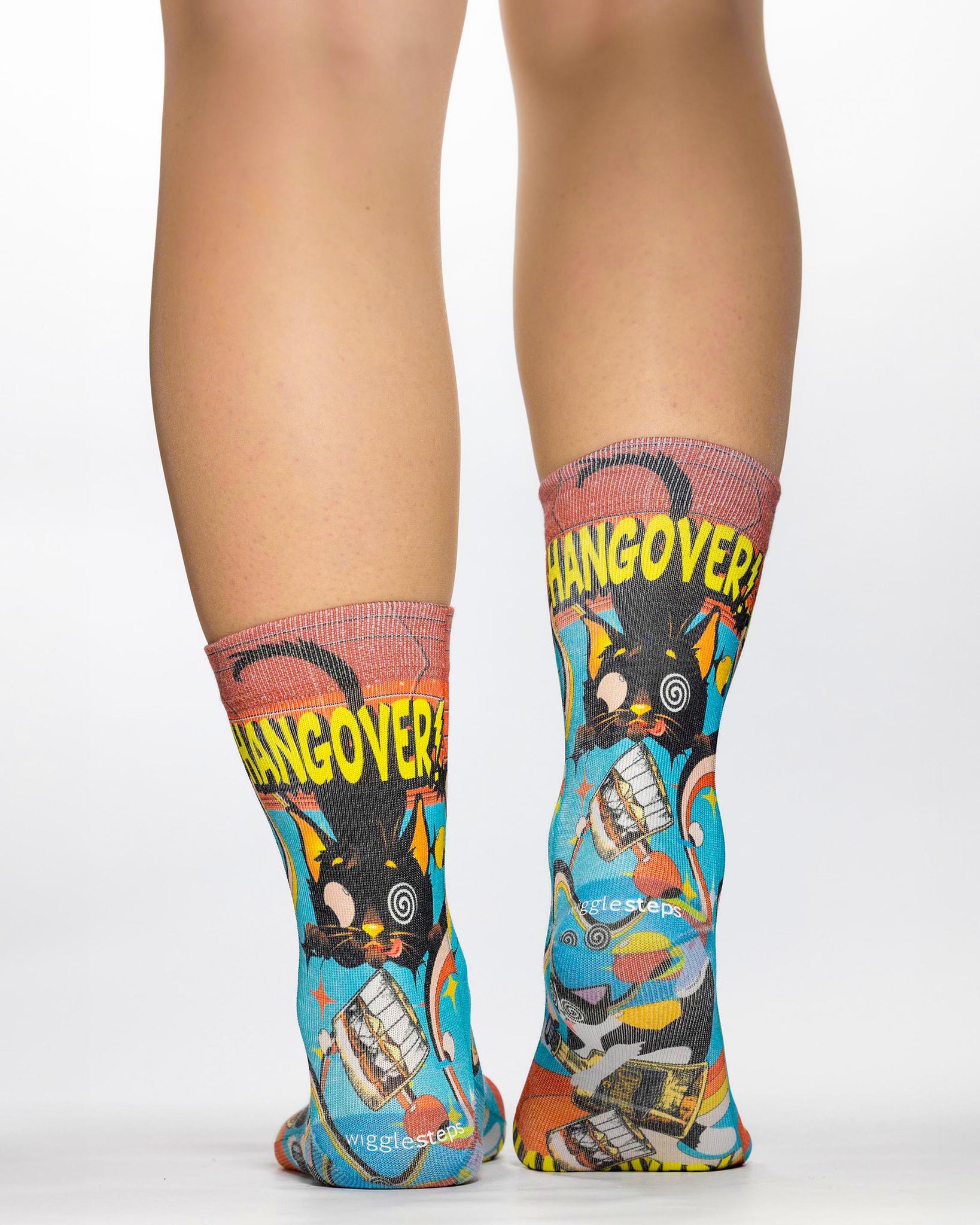 Hangover Cat Lady Sock