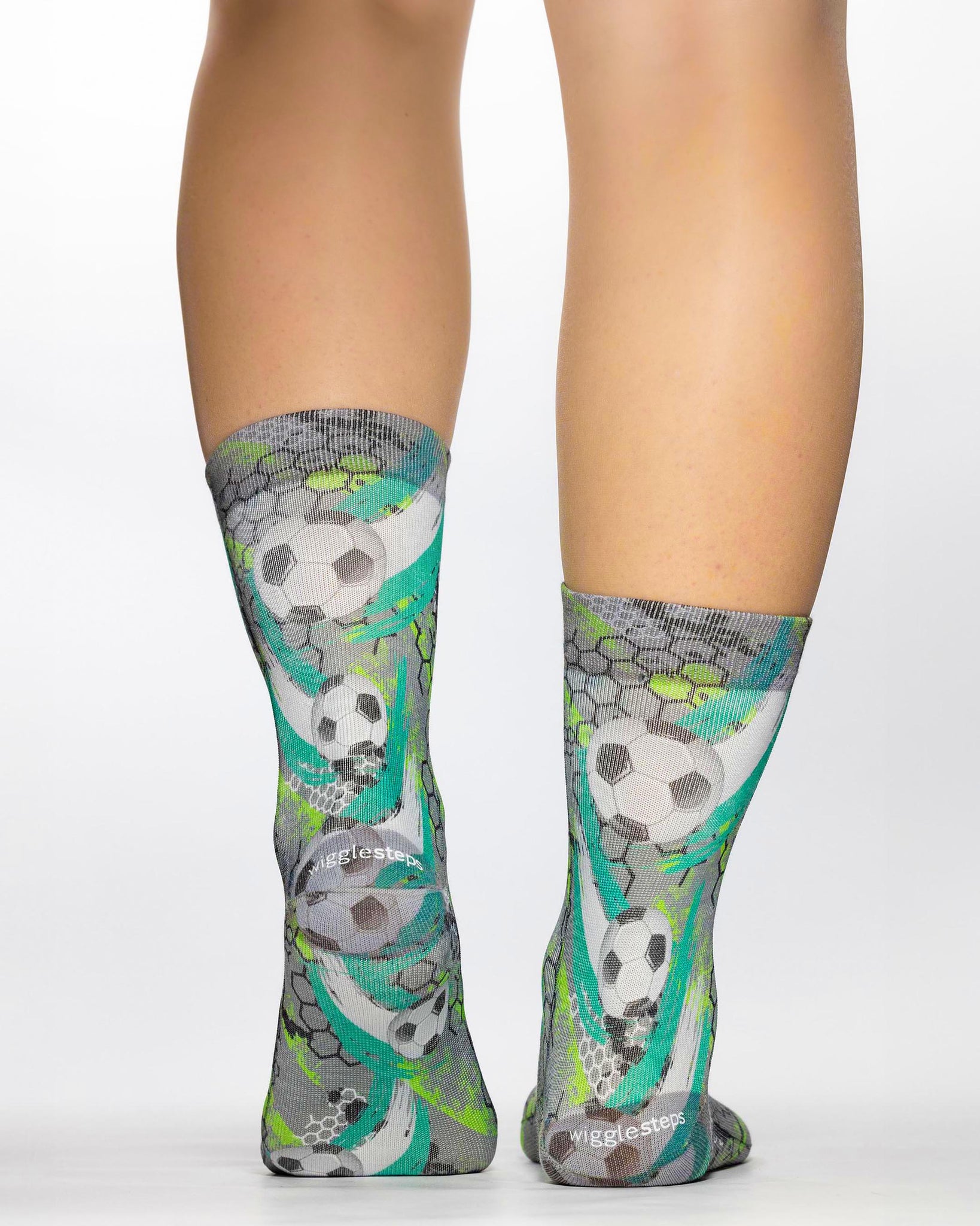 Green Football Lady Sock