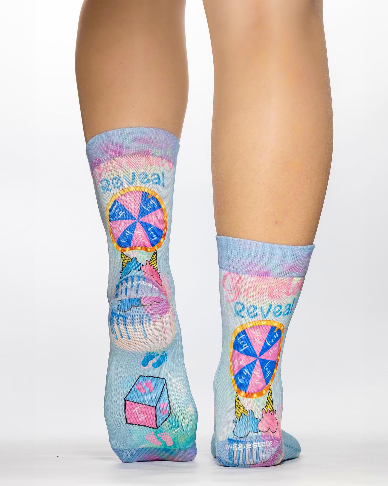 Gender Reveal Lady Sock