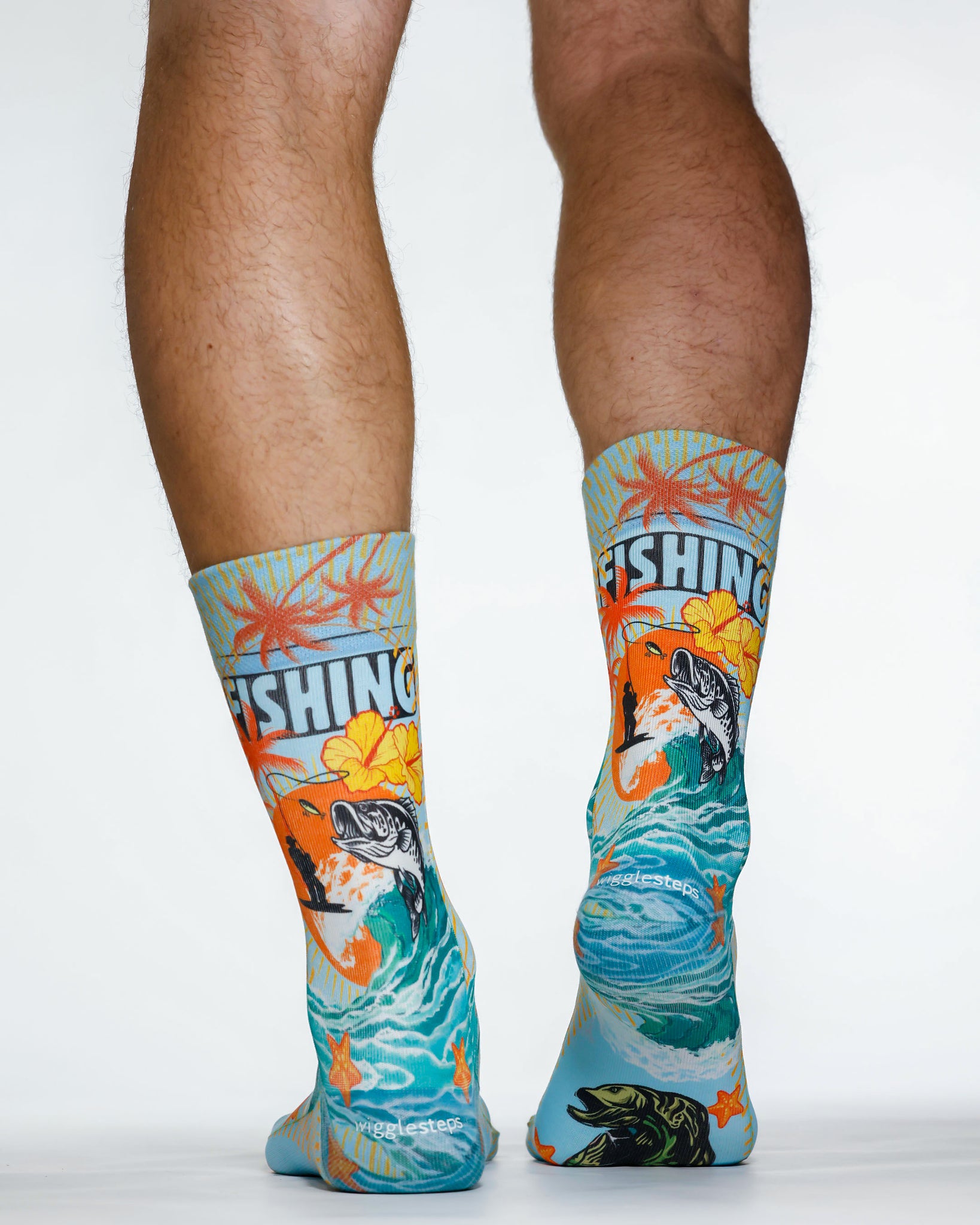 Fishing Man Sock