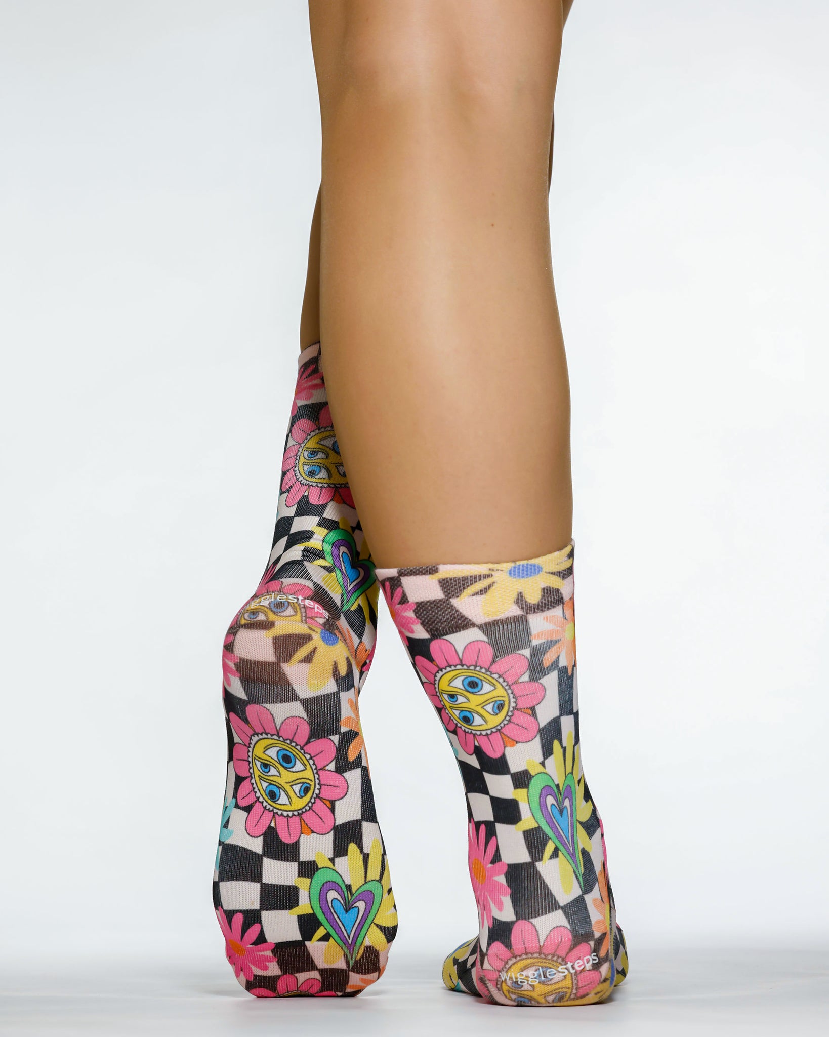 Flower Chess Lady Sock