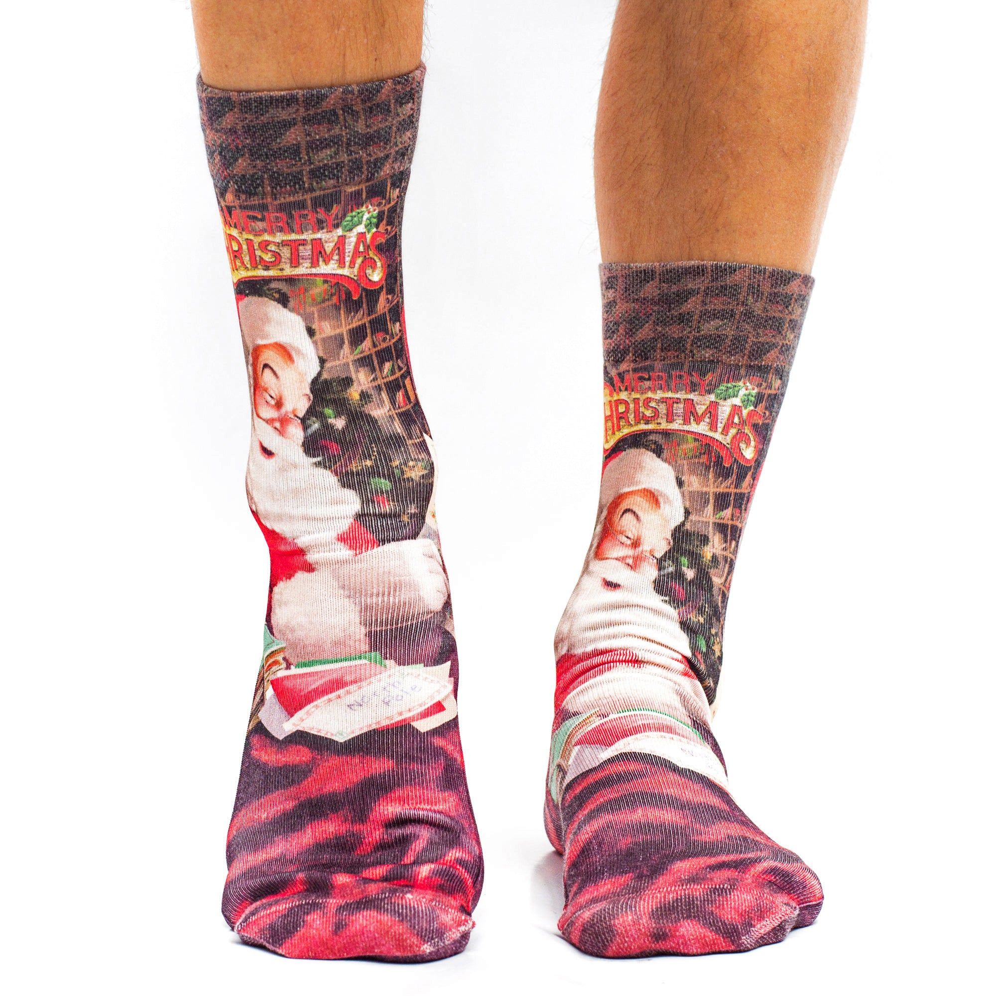 Santa Letter Lady Sock