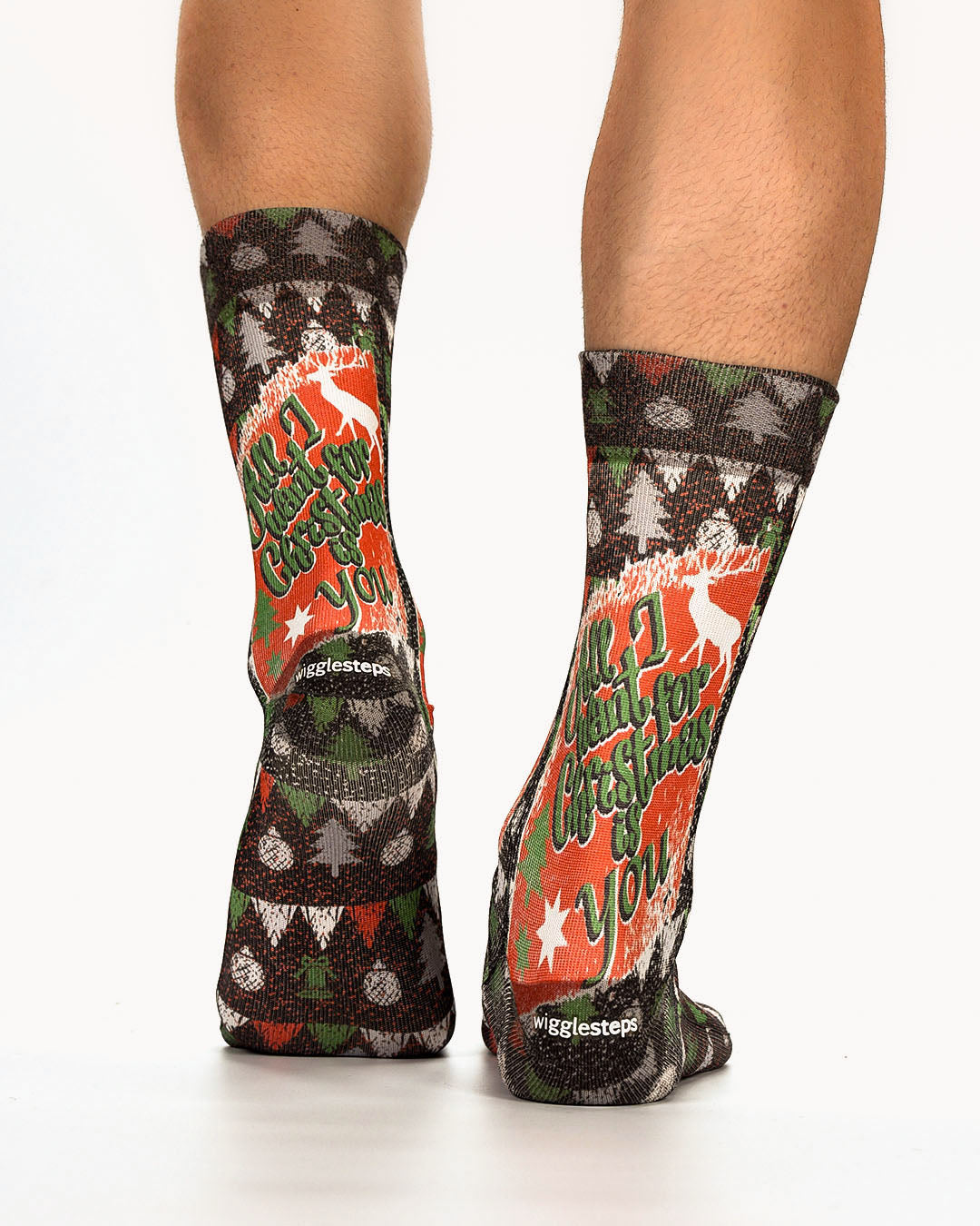 Noel Greanting Man Sock