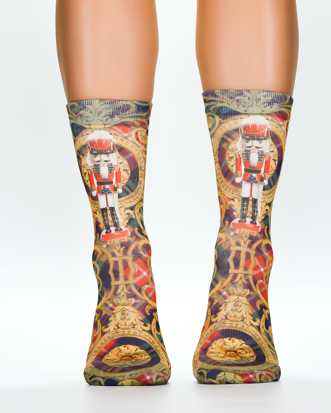 Vıntage Nutcracker Lady Sock